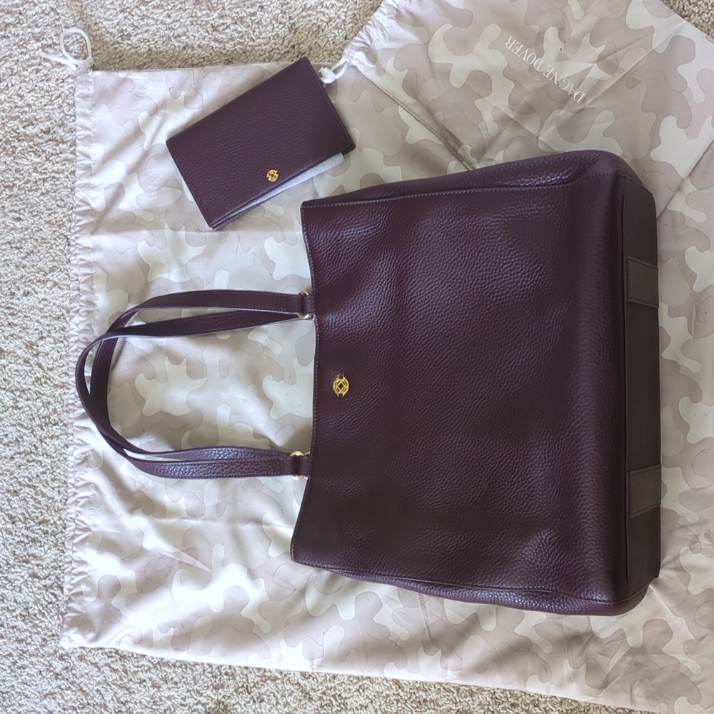 NWT Dagne Dover - Large Allyn Tote - Oxblood